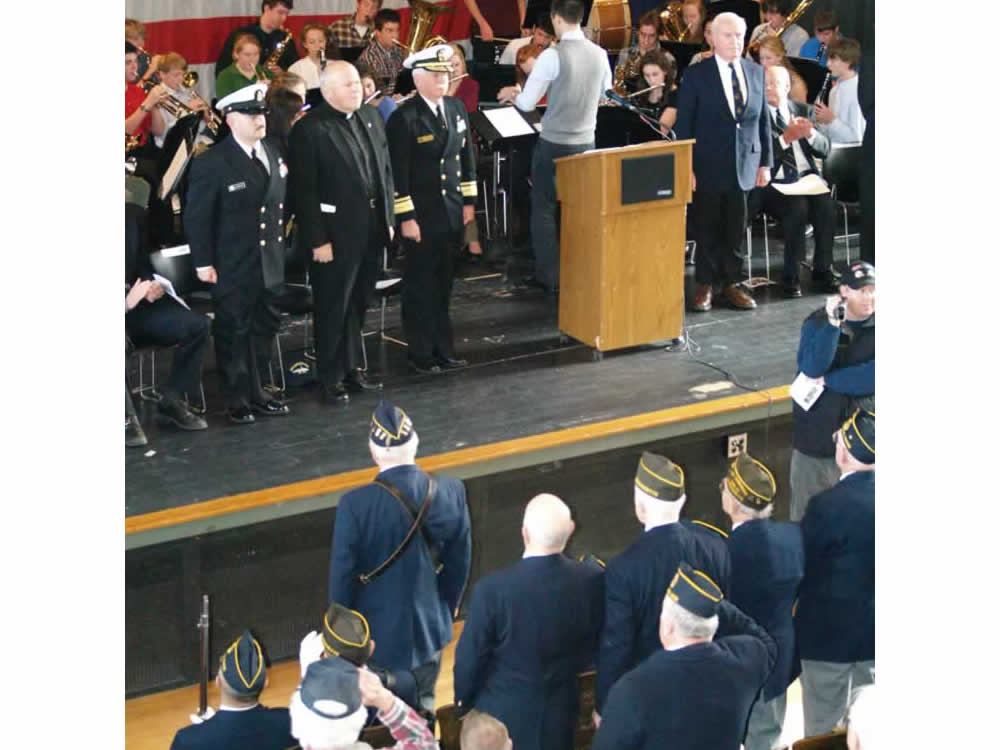 Hingham High School Band Play Armed Forces Medley